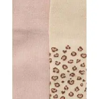 Vertbaudet Set - 2 panty's - baby - meisjes - luipaardmotieven