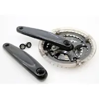 Rivel crankstel 42 34 24 zwart