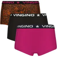 Vingino Ondergoed Animal 3Pack Meisjes Zwart XS