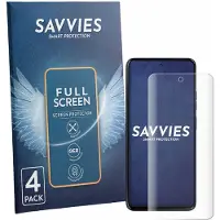 Savvies - Screenprotector voor Motorola Moto G37 Power - Folie Beschermfolie transparant volledig dekking 4 Stuks