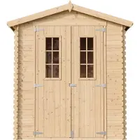 Timbela M367C - Houten tuinhuis - 1,98 m² - 136x196xH218 cm - zonder vloer