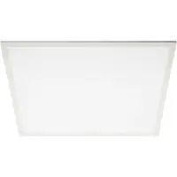 LIGHT IMPRESSIONS LED-paneel Basic, wit / opaal, Werkkamer / Kantoor, Aluminium, Modern, LED paneel