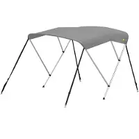 OceanSouth Aluminium biminitop - 3-boogs - Breedte 190 <>210 cm - Hoogte 130 cm - Doek 183 cm