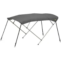 OceanSouth Aluminium biminitop - 4-boogs - Breedte 170 <>190 cm - Hoogte 125 cm - Doek 220 cm