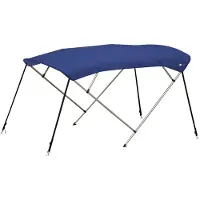 OceanSouth Aluminium biminitop - 4-boogs - Breedte 210 <>230 cm - Hoogte 125 cm - Doek 220 cm