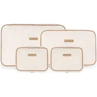 Suitsuit Fusion - Packing Cubes - Set van 4 - Reiskoffer 76 cm - Koffer organizer set - Bagage organizers - Sloppy Cotton