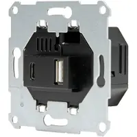 Kopp Stopcontact Technikcenter - 2-voudig Ongeaard Inbouw