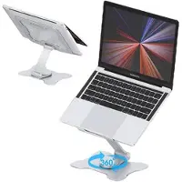 OEM Ergonomische laptopstandaard met 360° draaibare hoek en verstelbare hoogte