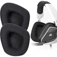 OEM Zwarte oorkussens van traagschuim voor gaming headsets