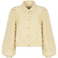 Freebird Dames Blazers Wv-hairy-sequince-26-1 - Creme - Maat S
