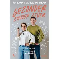 Lannoo boek Gezonder zonder zever - zachte kaft - 240 pagina's - 230 x 150 mm