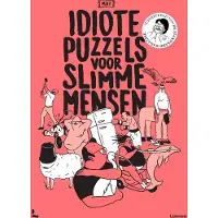 Lannoo boek Idiote puzzels voor slimme mensen - 70 puzzels - 192 pagina's - 283 x 203 mm