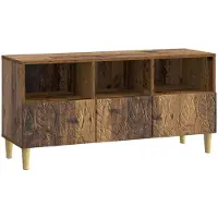 vidaXL TV Kast 102 x 34,5 x 50 cm Oud hout Bewerkt hout