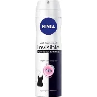 Nivea Invisible Black & White Clear - 150 ml - Deodorant