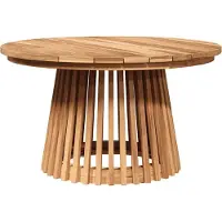 Syfax Bijzettafel Bruin 70 x 70 x 40 cm Massief Teakhout