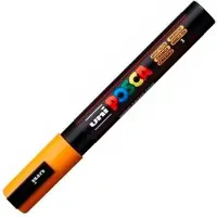Uni-Ball - Verfstift PC5M M oranje | 1 stuk | 6 stuks