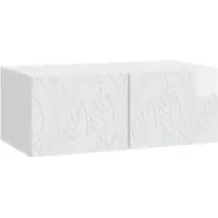 vidaXL Wandmontage TV-kast 78,5 x 31 cm Hoogglans Wit Bewerkt hout