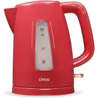 Livoo DOD184RC waterkoker 1,7 l 2200 W Rood