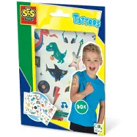 SES Creative Tattoos - Dinosaurussen en buitenaardse wezens - - OneSize - Tattoos