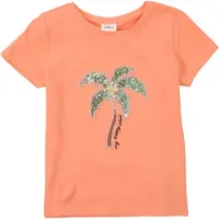s.Oliver Shirt bruin / jade groen / lichtoranje / zilver