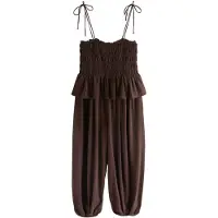 Next Jumpsuit chocoladebruin