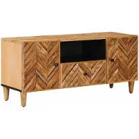 vidaXL Opbergkasten Bruin 105 x 33,5 x 46 cm Massief Mango Hout