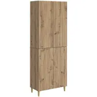 vidaXL Kast Set 2 st Artisanaal eiken Bewerkt hout