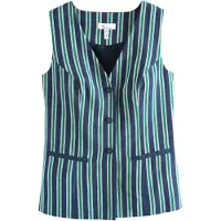 Next Gilet 'N. Premium' navy / groen / wit