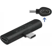 DeLOCK Adapter USB Type-C to 2 x USB Type-C PD black