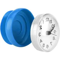 OEM Waterdichte douchearmatuur - Blauw - Vuilnisbak - Ronde, digitale wijzerplaat in Arabische cijfers - Accessoire voor badkamer en keuken