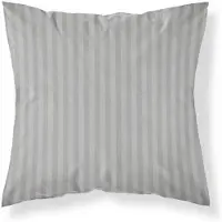 Detexpol Pure Kussensloop 70x80cm Katoen Satin Lichtgrijs