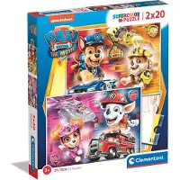 Clementoni Paw Patrol The Movie Puzzel 2x20 Stukjes