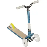 Yvolution - Glider classic step – Blauw – Opvouwbaar en verstelbaar