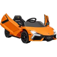 AIYAPLAY Elektrische kinderauto Kunststof, staal 105L x 60B x 40H cm Oranje