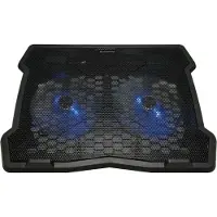 Conceptronic Thana - Notebook-Kühlpad - mit 2 Ventilatoren - 39.6 cm (15.6) Cooling-pad voor laptop In hoogte verstelbaar