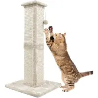 Famanu krabpaal voor katten met sisal en speelbal - Beige