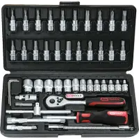 Ks Tools 911.0646 911.0646 Dopsleutelset Metrisch 1/4 (6.3 mm) 46-delig
