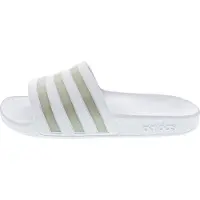 Adidas Muiltjes 'Adilette Aqua' zilver / wit