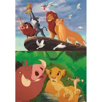 Sonstige Verlage - puzzel - 2 x 48 stuks - THE LION KING