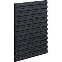 Allit 457090 Wandrek voor stapelbox Zwart 1 stuk(s)