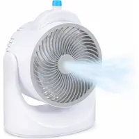Lifetime Mini Tafelventilator met Koelelement - Verstelbare Mini Ventilator met 3 Standen - USB Ventilator met LED Licht - 240 ML Koelelement - voor Tafel Bureau Slaapkamer