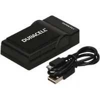 Duracell Lader met USB-kabel voor Olympus BLH-1 (Lader), Stroomvoorziening voor de camera, Zwart