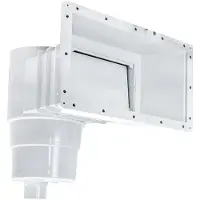 Productos Qp 360 Abs Skimmer For Liner Or Concrete Pool Square Cover Transparant