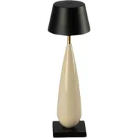 Konstsmide 7893-337 Tafellamp voor buiten Crème-wit, Keramiek, Zwart