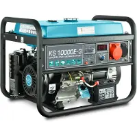 Könner&Sohnen KS 10000E-3, 7500 W, 400 V, 25 liter, Benzine, Handmatig/elektronisch, 50 Hz