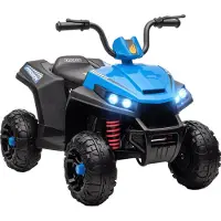AIYAPLAY Elektrische kinderauto Kunststof, Metaal 85L x 55,5B x 62H cm Blauw