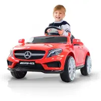 Mobiclinic Turbo - Kinderauto Mercedes - Elektrische auto voor kinderen - Afstandsbediening - Motor 30W - Snelheid 3 km/u - Mercedes AMG - USB-poort - Max. 30kg