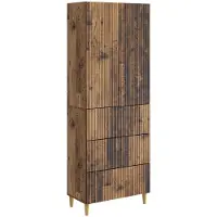 vidaXL Kast Set 2 st Bewerkt hout