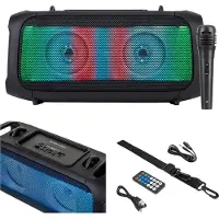 Krüger&Matz Muziekdoos GO! zwart (Oplaadbare batterij), Bluetooth luidspreker, Zwart