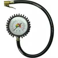 Stanley Manometer 150538XSTN - Drukmeter voor Compressor - Max. 12Bar - Bar/PSI - Zwart